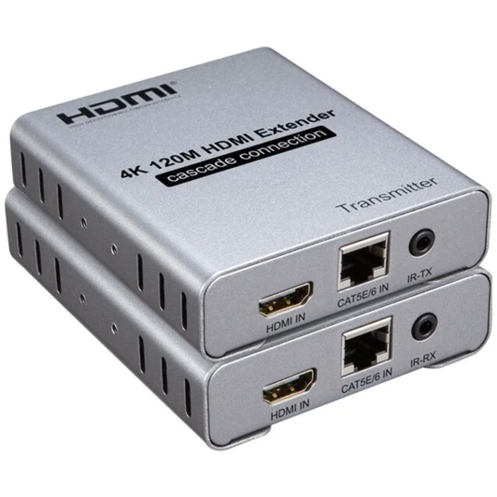 4K 120 Meters HDMI Extender with Cascade Connection