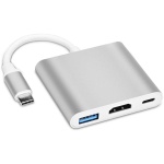 Type-C Hub 3-in-1 with 100 Mbps Ethernet