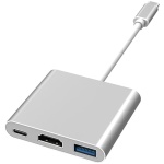 Type-C Hub 3-in-1 with 100 Mbps Ethernet
