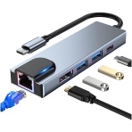 Type C Hub 7 in 1 100MBS