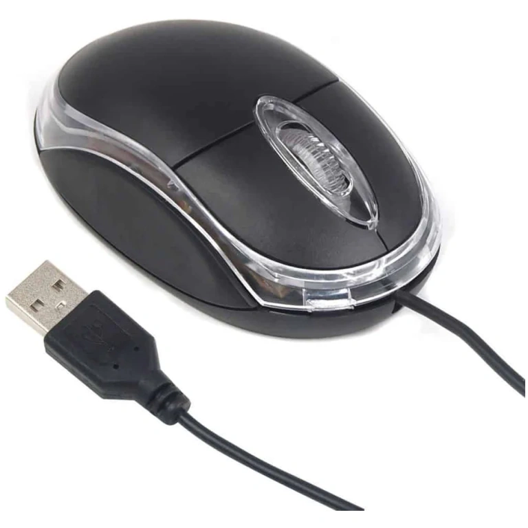 HP Brown Box Wired USB Mouse