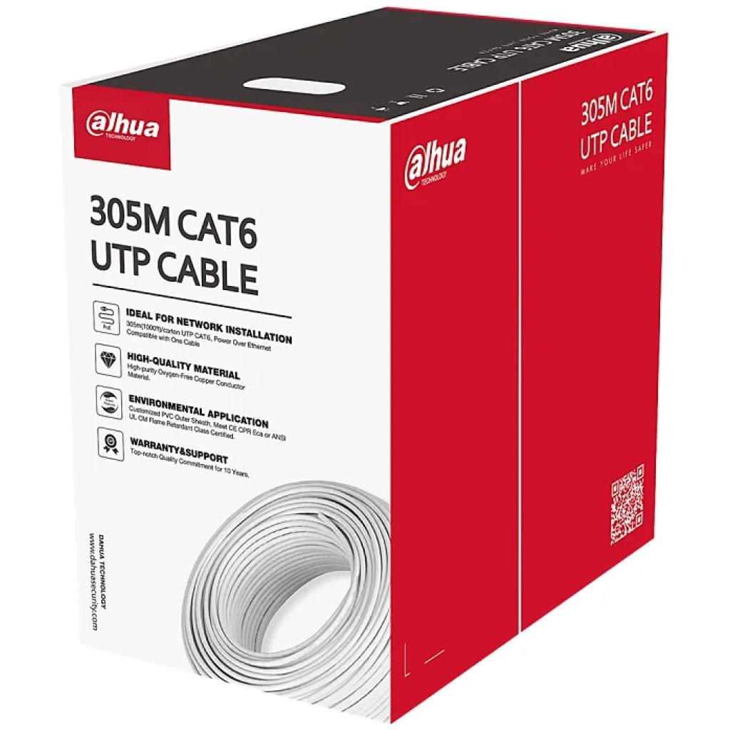 Dahua UTP CAT6 Full Copper Cable 305M