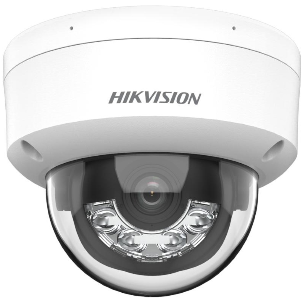 Hikvision 4MP Smart Dual Light Dome IP Camera with Mic – DS-2CD1143G2-LIU(2.8mm)