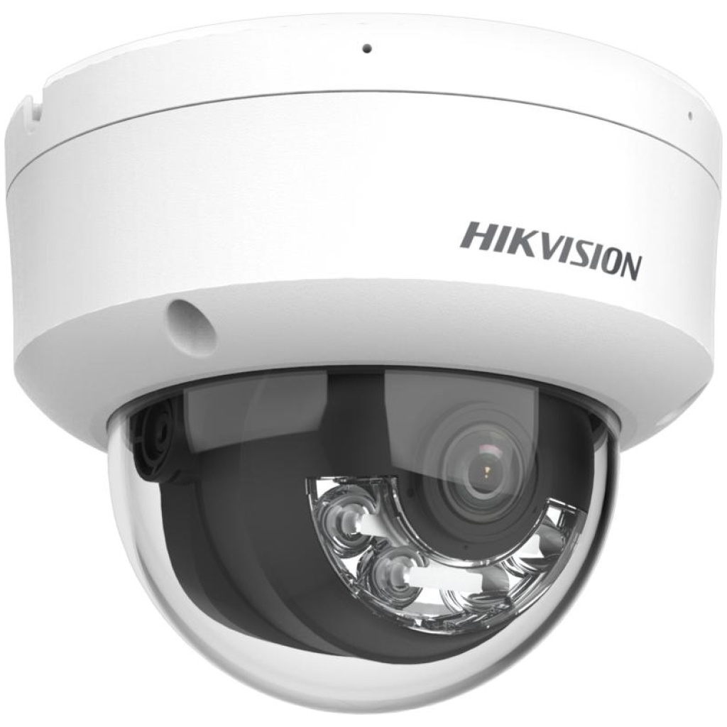 Hikvision 4MP Smart Dual Light Dome IP Camera with Mic – DS-2CD1143G2-LIU(2.8mm)