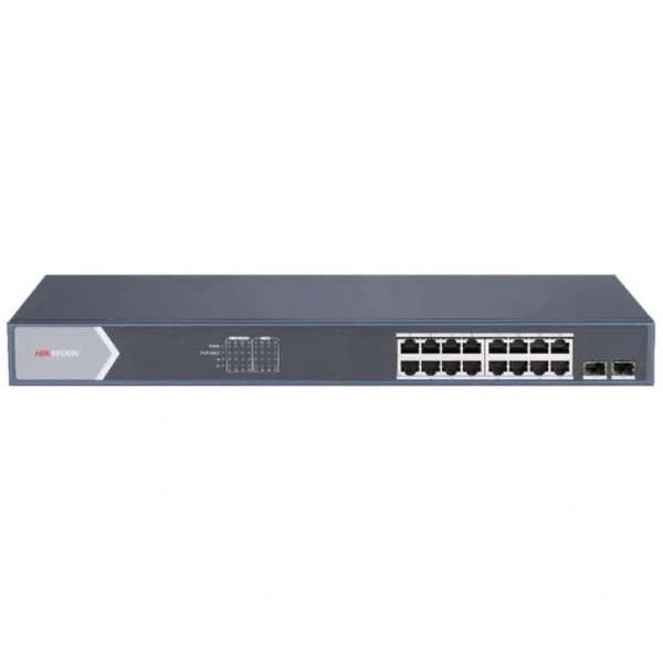 Hikvision DS-3E0518P-E 16-Port Gigabit Unmanaged PoE Switch
