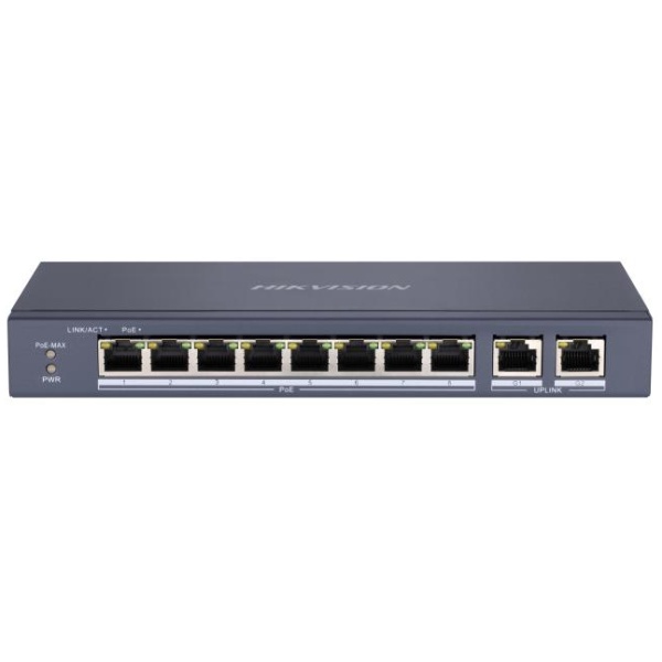 Hikvision DS-3E0310P-E/M 8-Port Fast Ethernet Unmanaged PoE Switch