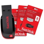 SanDisk Cruzer Blade USB 8GB Flash Drive