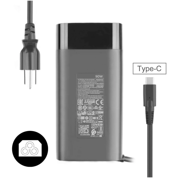 HP 90W USB-C Laptop Charger