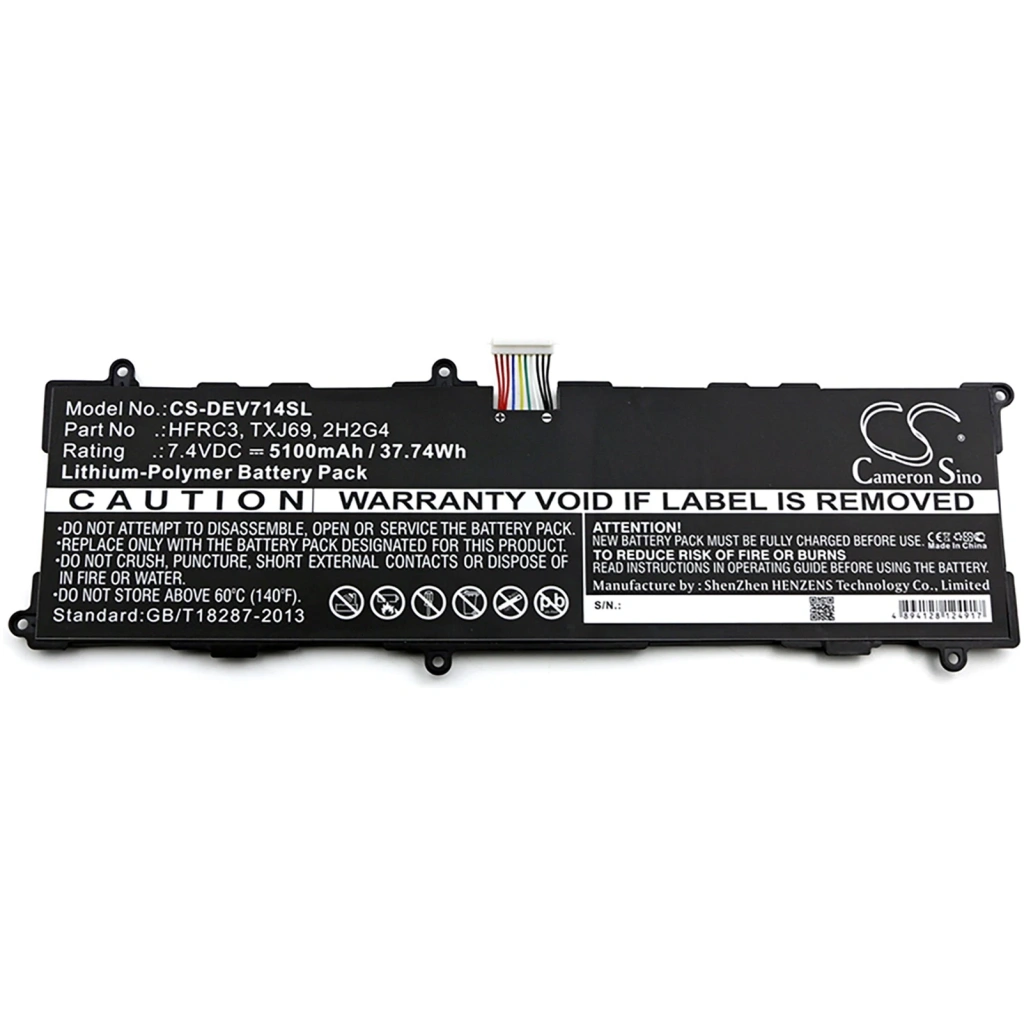 Battery for DELL Venue 11 Pro 7140